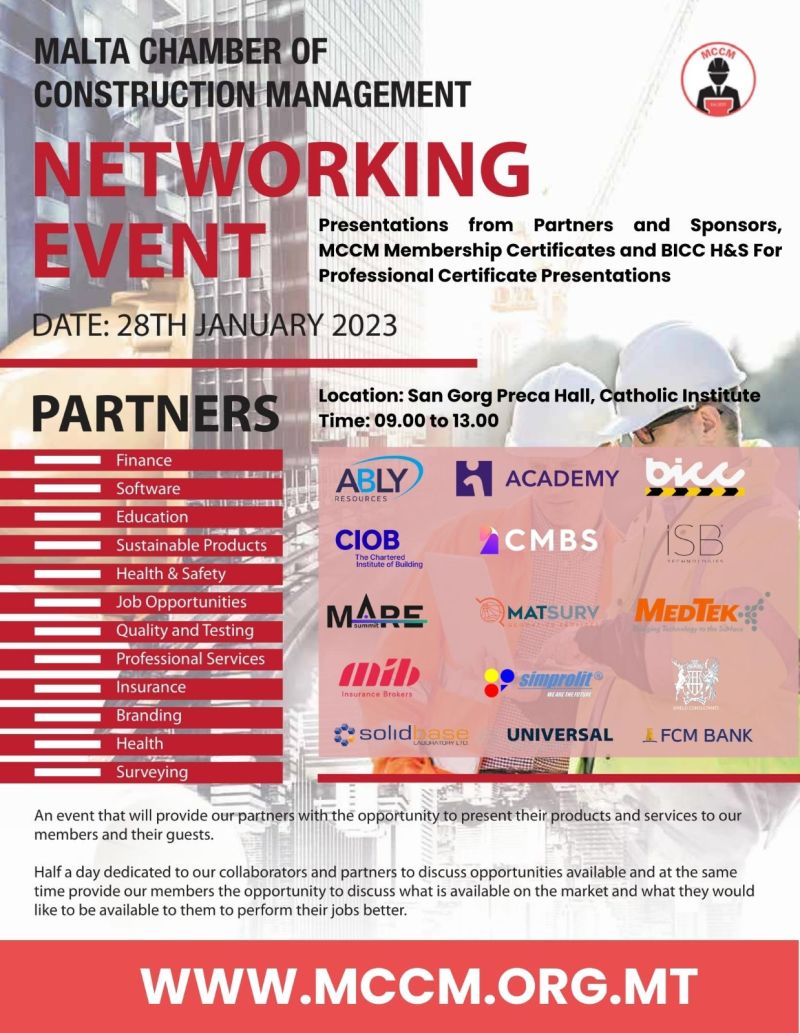 MCCM First Partners Networking Event 2023